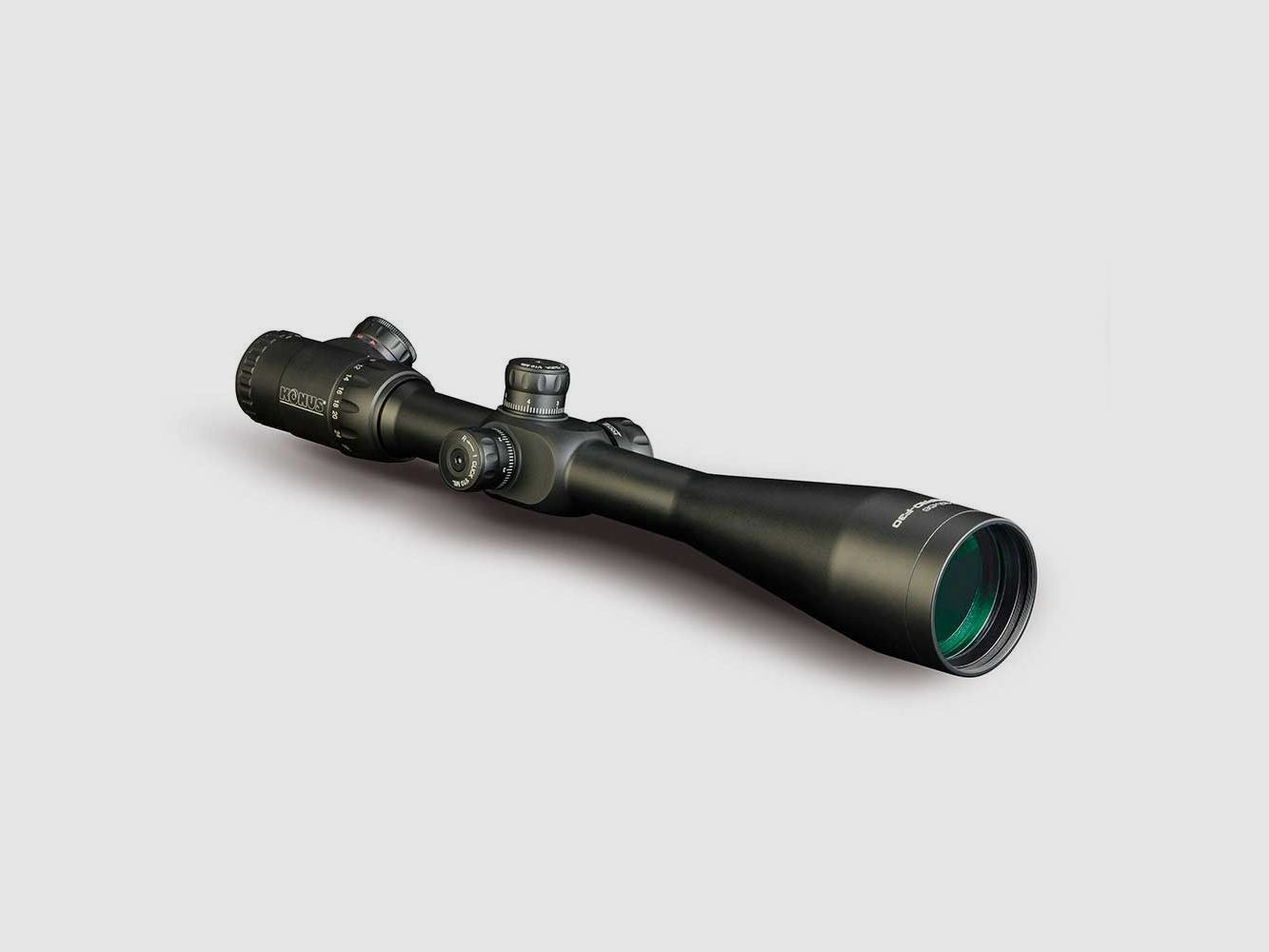 Zielfernrohr KONUS F30 1. Ebene 8-32×56 – 30 – ret.1/2 Mil Dot – Niveau – beleuchtet – Side Focus – Niveau – beleuchtet