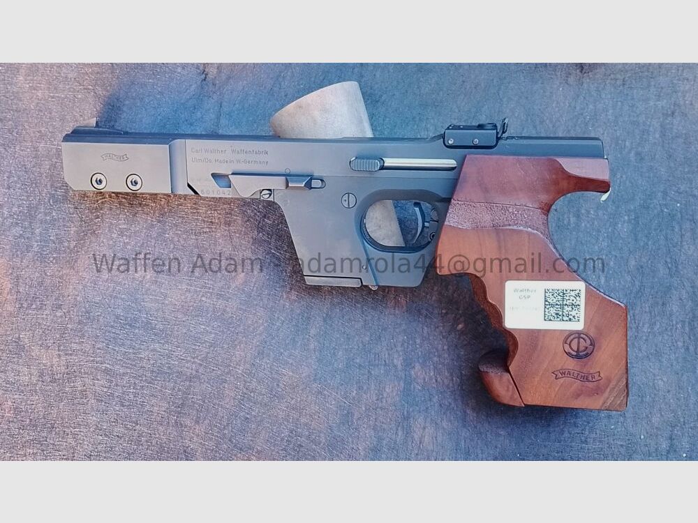 Walther Ulm GSP sport pistol