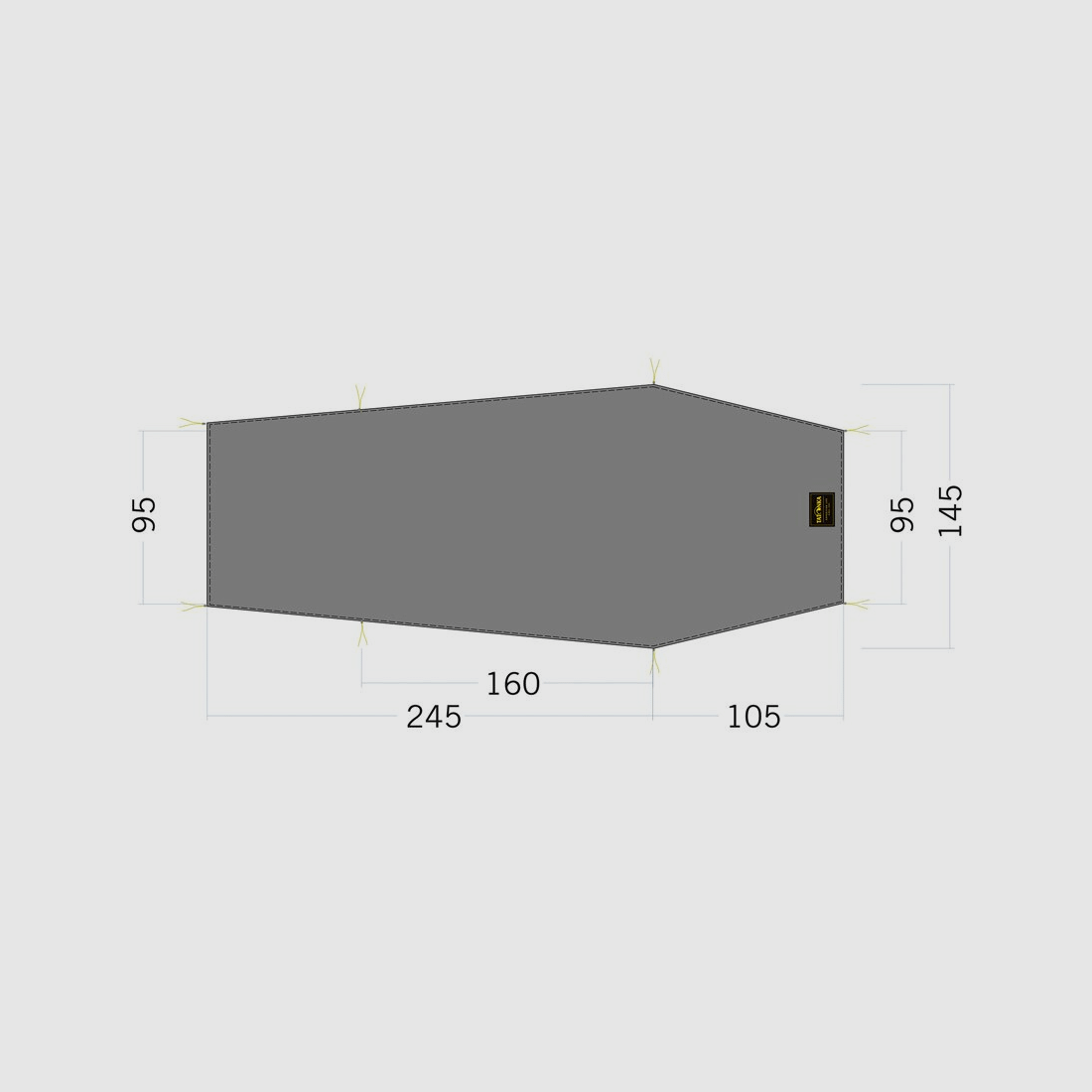Tatonka Floor Sheet LT Gargia 2 Zeltunterlage
