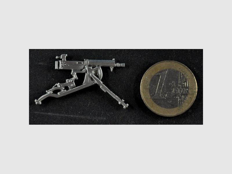 Maxim-Maschinengewehr MG08 als Metall-Anstecker