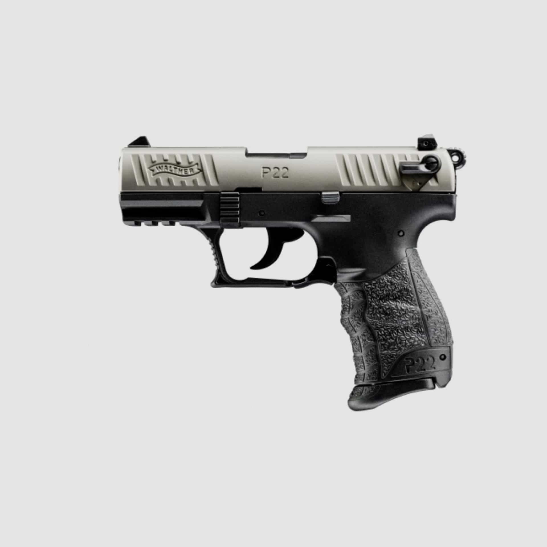 Walther P22Q 3 Dual Tone Nickel 4″ – .22lr., Bild 1 von 3