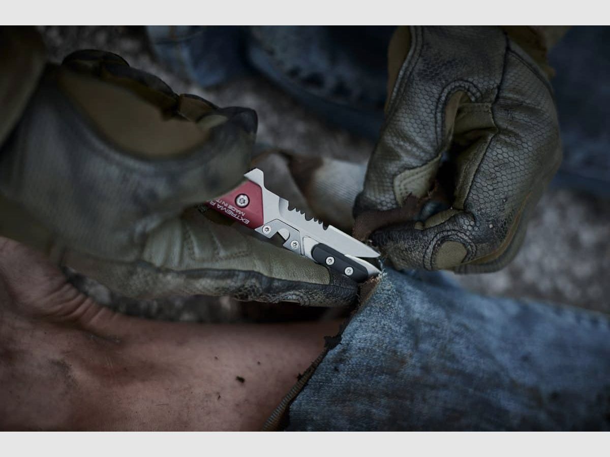 Coltello Extrema Ratio Ferrum Rescue Red, immagine 7 di 14