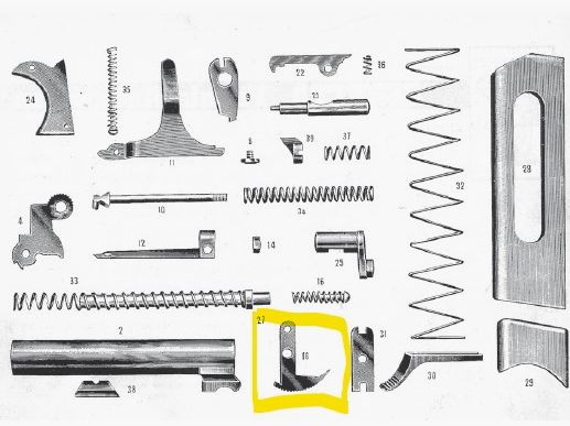 FERMA CARICATORE BERETTA 934-935 USATO FIG.18