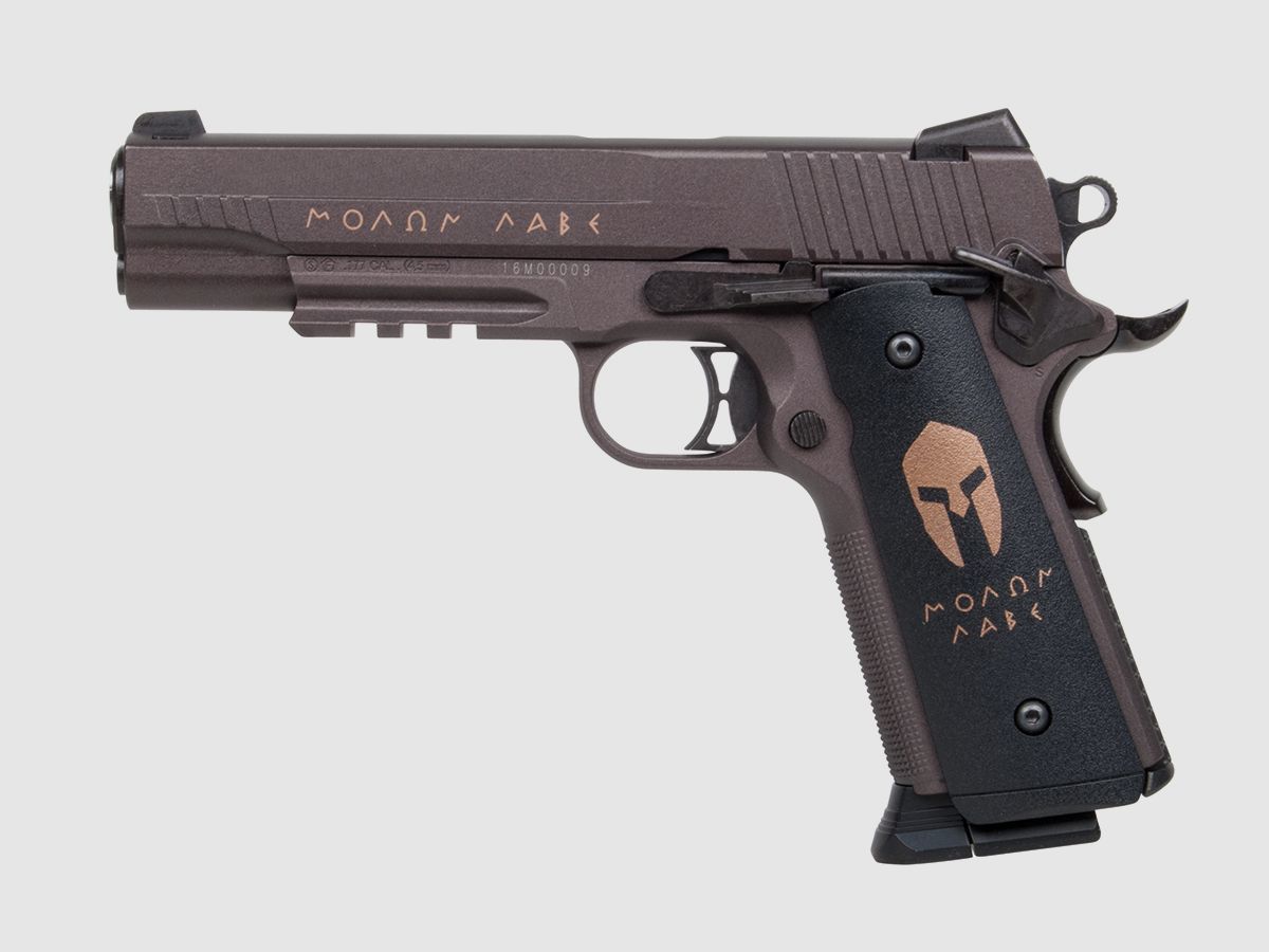 SIG SAUER 1911 Spartan Dark Earth 4.5mm BB - Air Pressure Co2 BlowBack