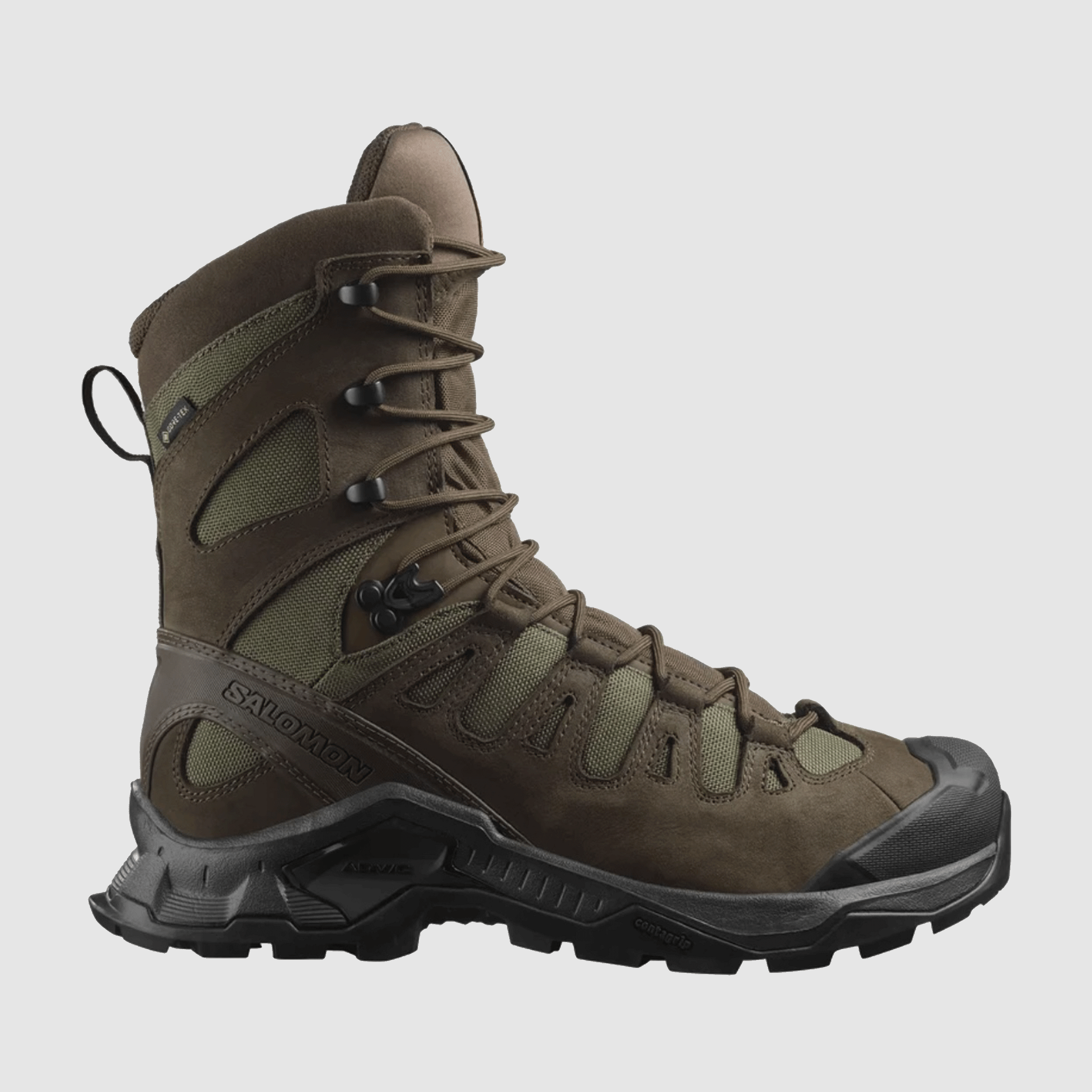 SALOMON – HOMMES – QUEST TRACKER HIGH GTX Marron Terre / Vert Ranger / Noir, image 1 sur 6