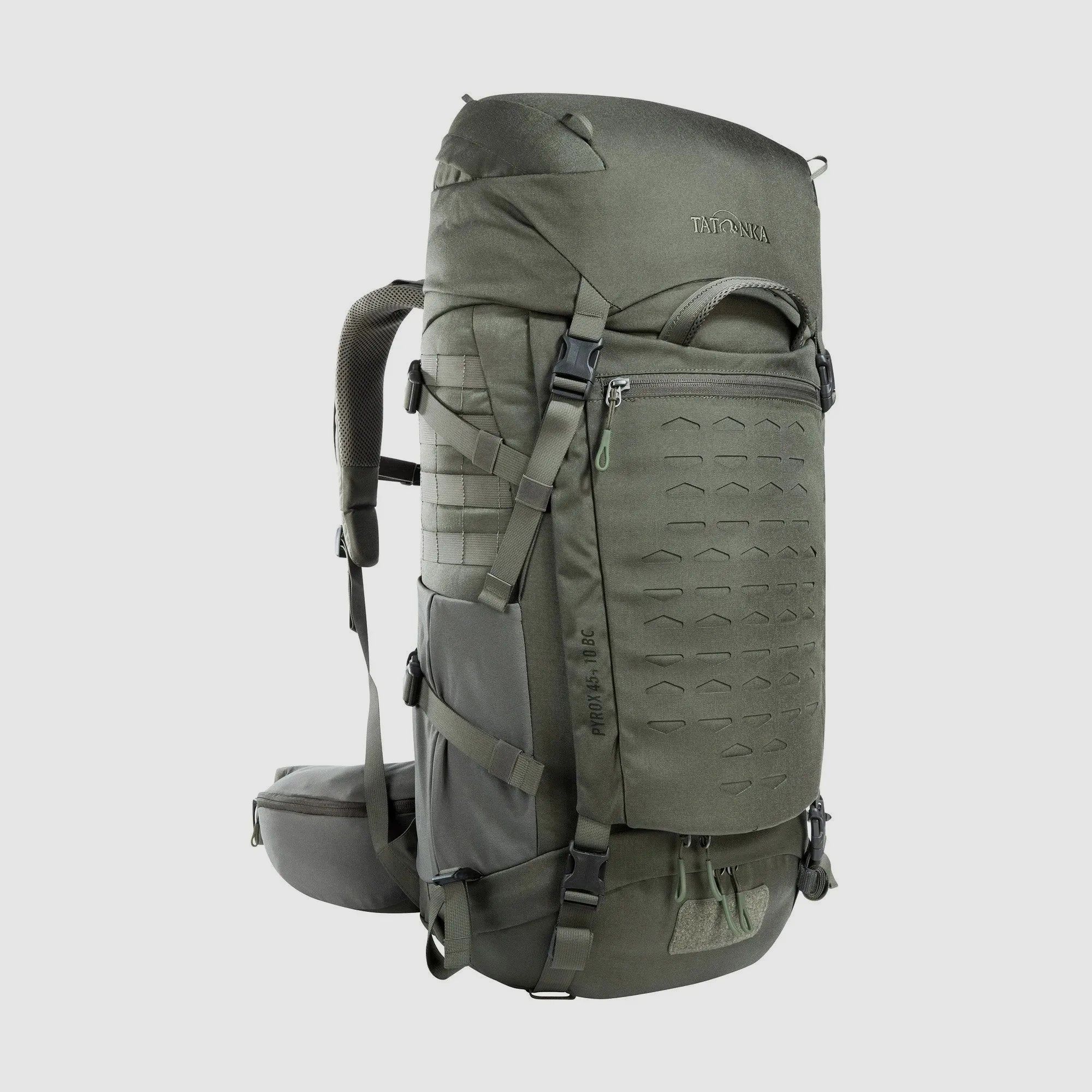 Sac à dos de randonnée Tatonka Pyrox 45+10 55 L BC Gris Pierre Olive