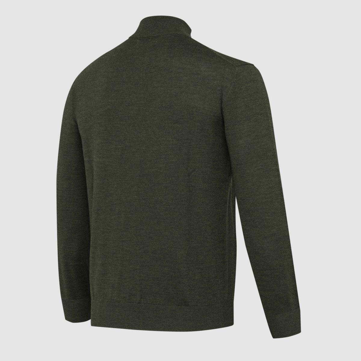 BERETTA Merino Half Zip Pullover Moosgrün