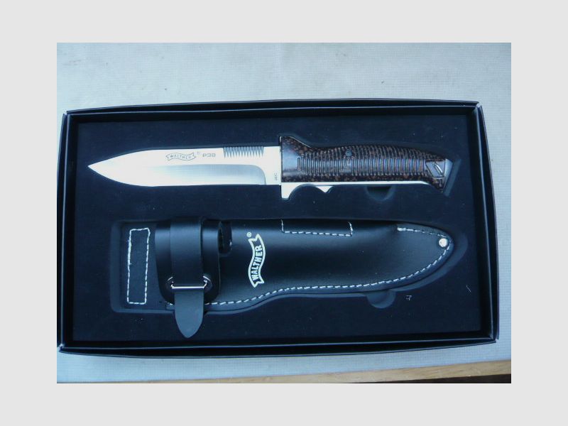 Walther P38  Knife Feststehenes Messer für Jagd und Freizeit