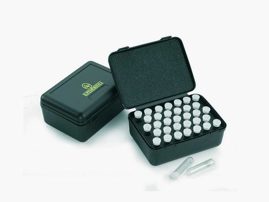 Aufbewahrungsbox für Pulverpatronen - 33 Patronen 6,5g / 100g