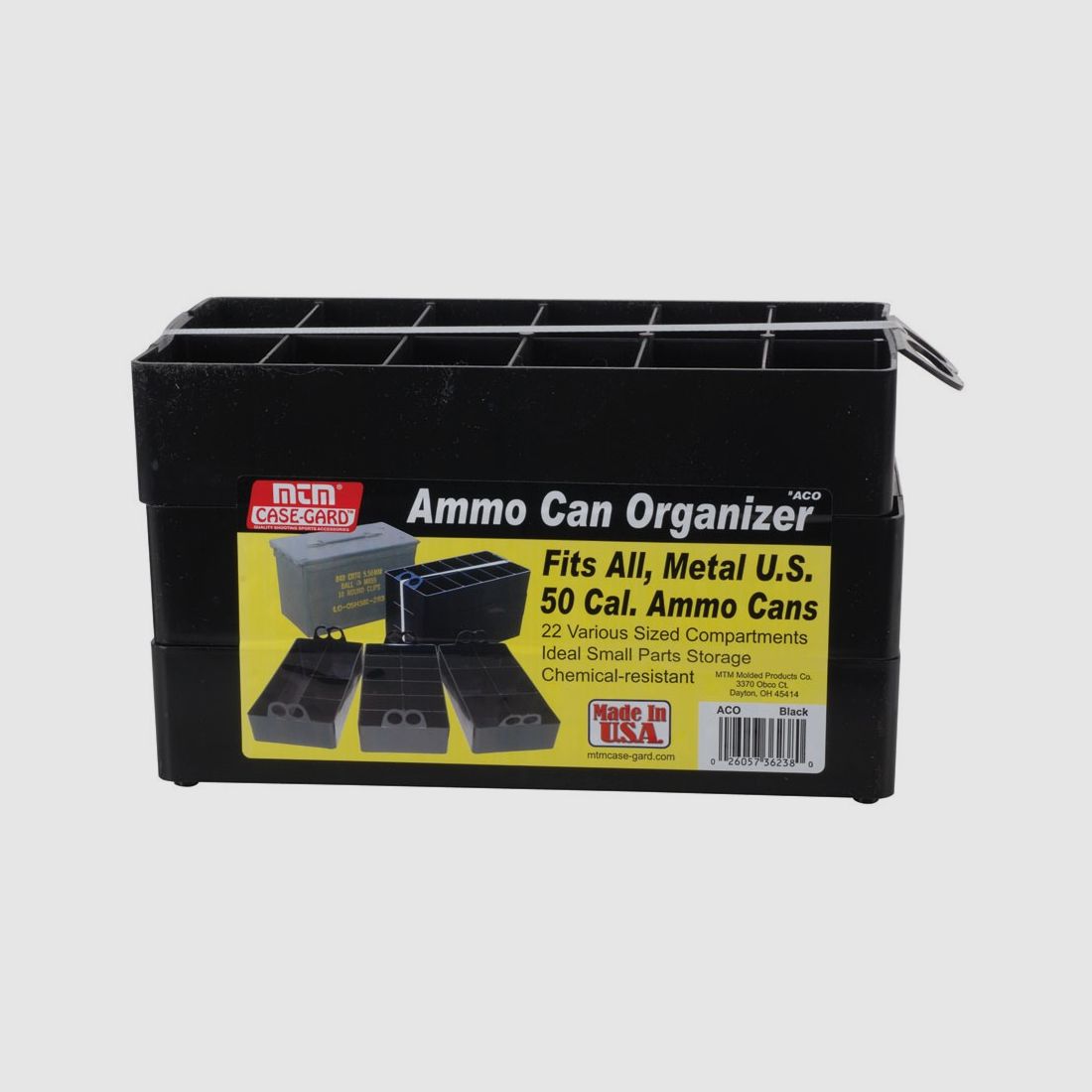 MTM Munitions-Organizer ACO schwarz 3er Pack