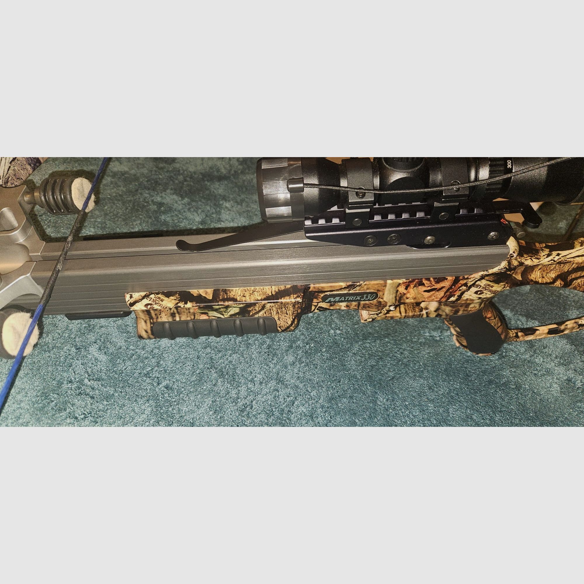 Excalibur Matrix 330 Armbrust + viel Zubehör (Ersatzwurfarme, Tasche, ZF) – sehr guter Zustand