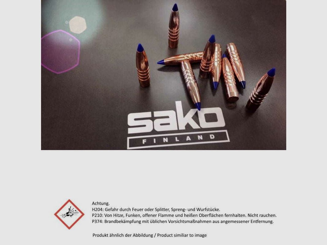 Sako 9,3x66Sako BARNES TSX 20 Stk 18,5g/286grs bleifrei