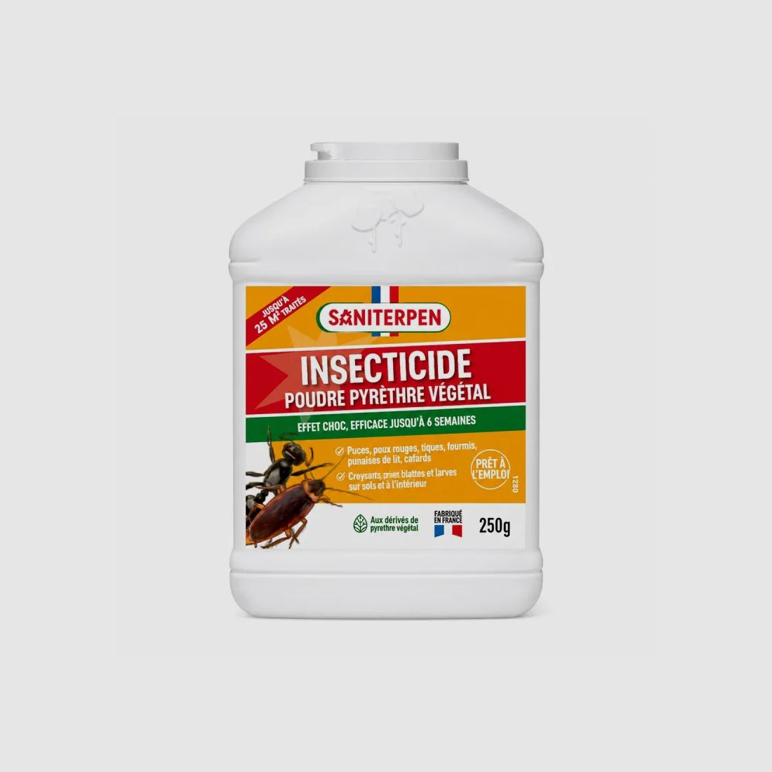 Saniterpen Insektizid-Pulver mit pflanzlichem Pyrethrum 250 g, Bild 1 von 2