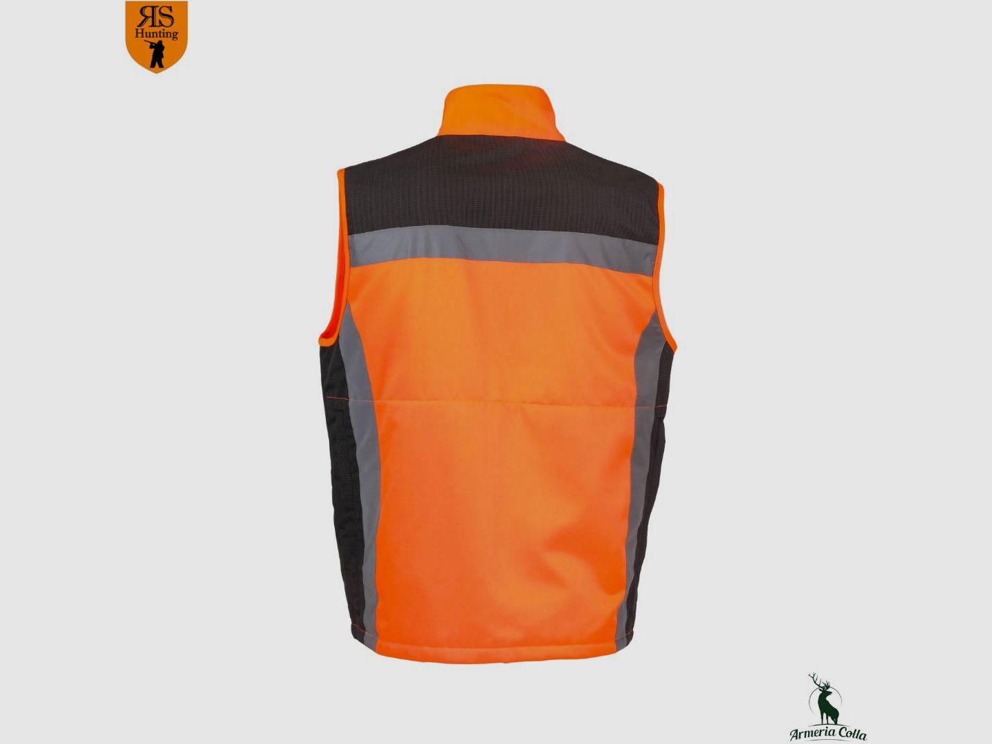 Rs Hunting Gilet col. Arancio/Verde art. LV820, immagine 3 di 3