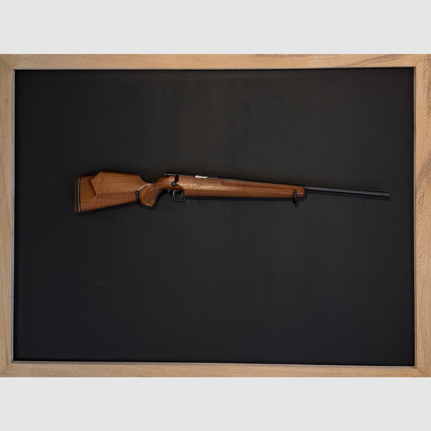 Matchgeweer: Anschütz kal. 22 Hornet met linkshandige kolf