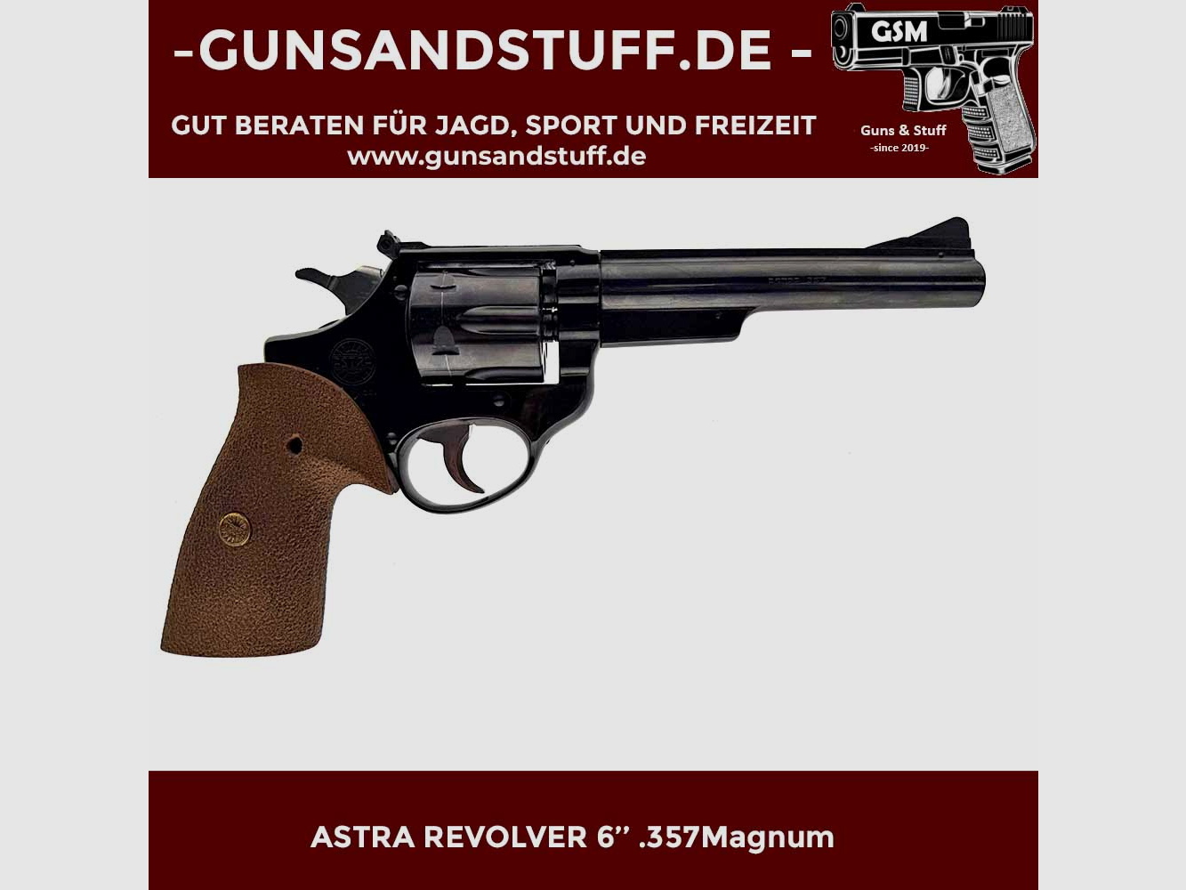 ASTRA Revolver 6” .357Magnum