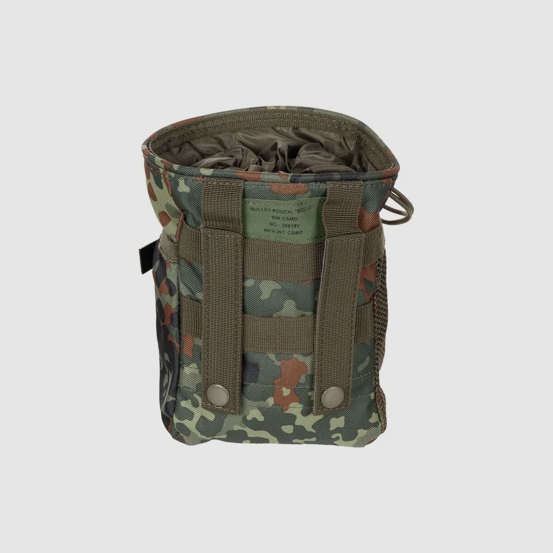Ammunition casing bag, "MOLLE", BW camouflage