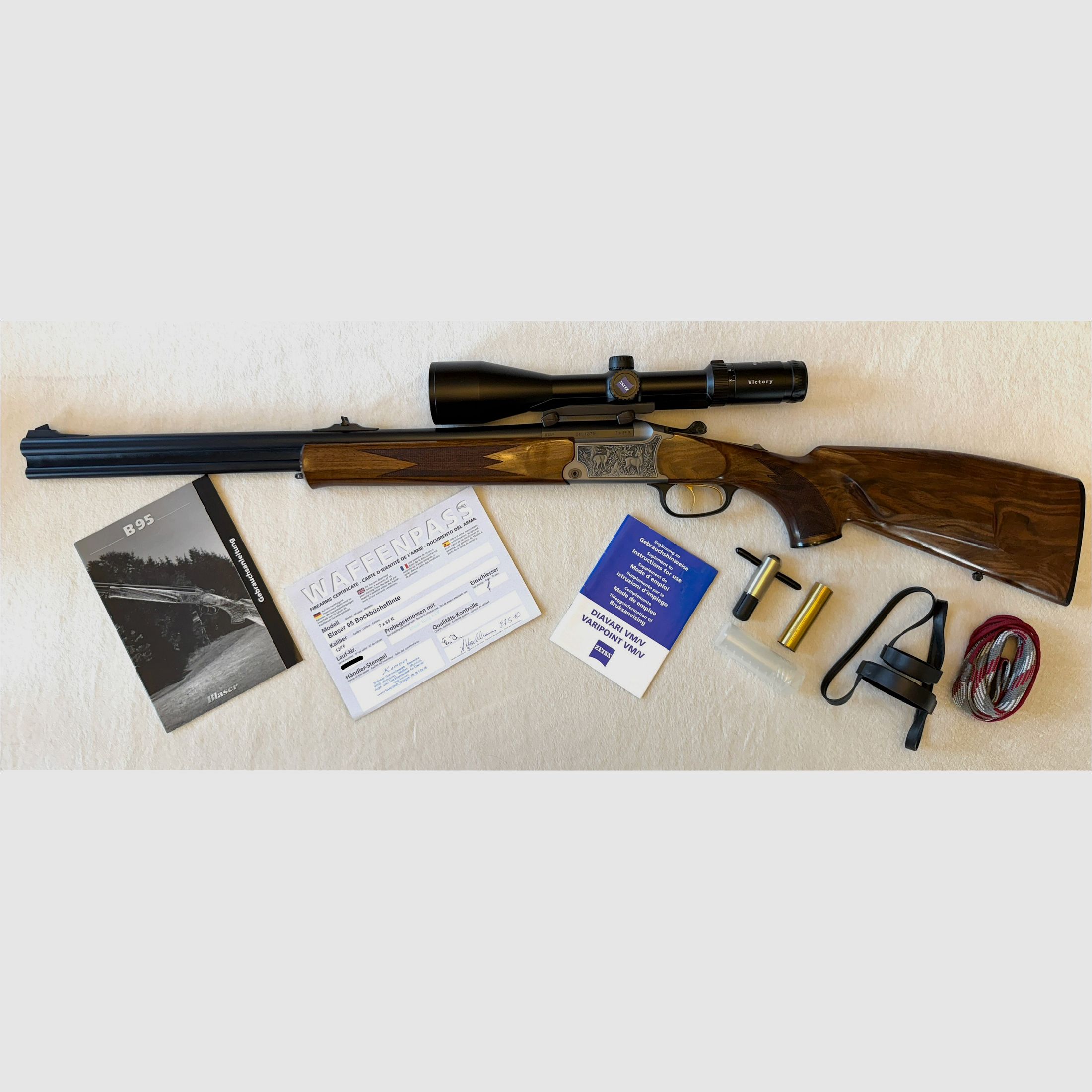 Blaser BBF 95 Prestige mit Zeiss Victory 3-12x56