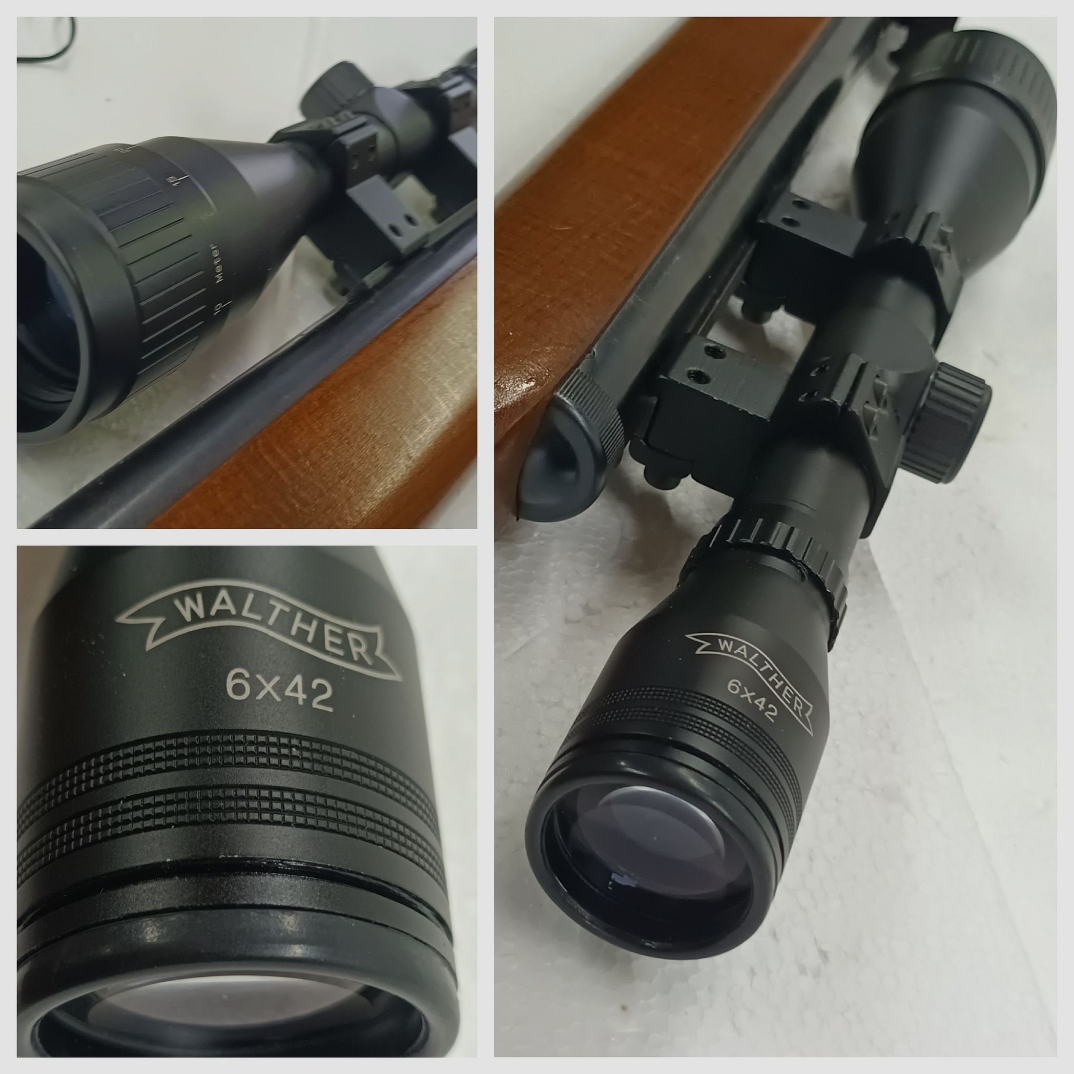 DIANA 27 air rifle + Walther 6x42 scope in MEGA CONDITION, immagine 2 di 6