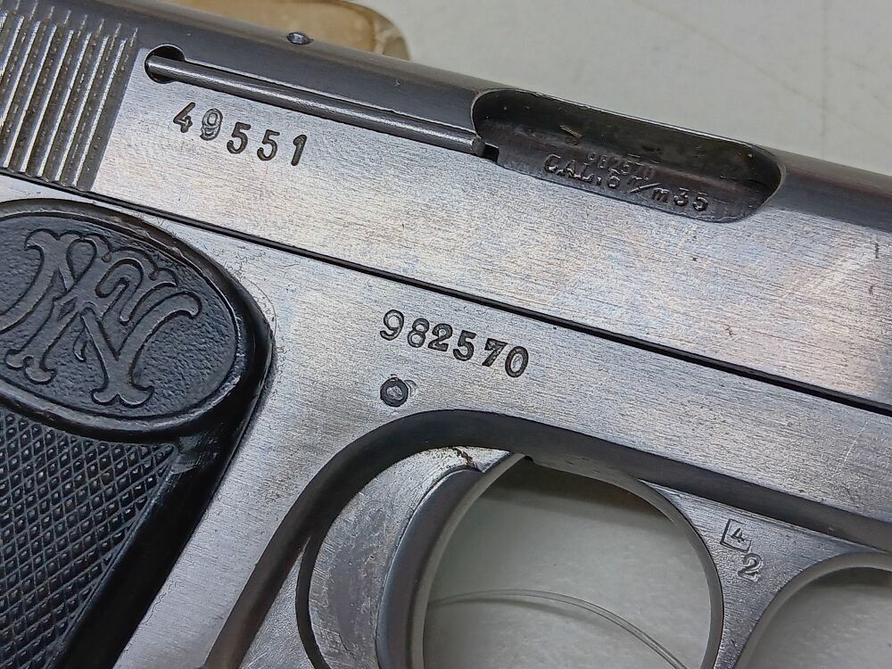 FN - Fabrique Nationale D`Armes De Guerre - Herstal - Belgique Mod. 1906