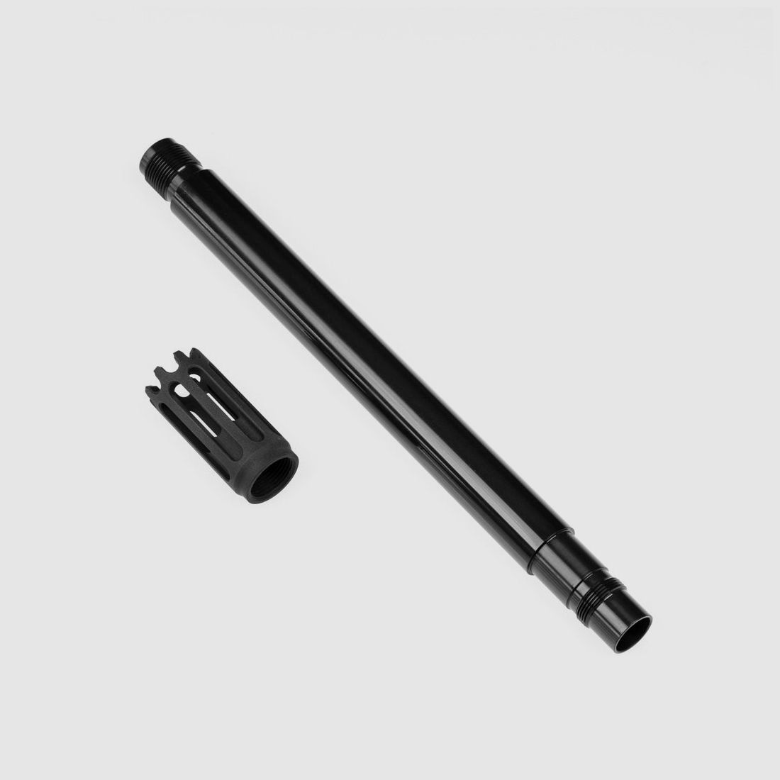 KOMBI | STEEL TUNING BARREL | 300MM + MUZZLE BRAKE | 22x1,5mm | Valken Milsig M17 CQMF | DIAMETER.683