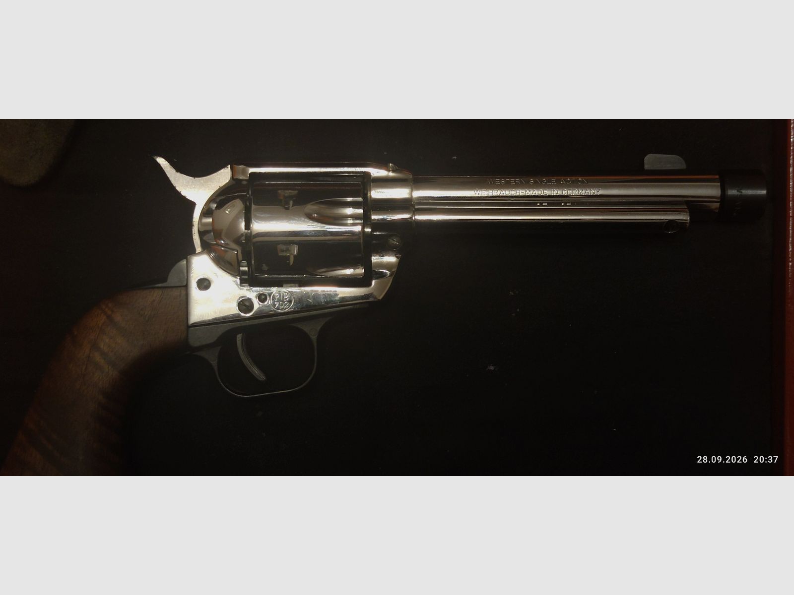 Weihrauch SAA 1873 CHROM PTB 702 9 mm RK  , Bild 3 von 9