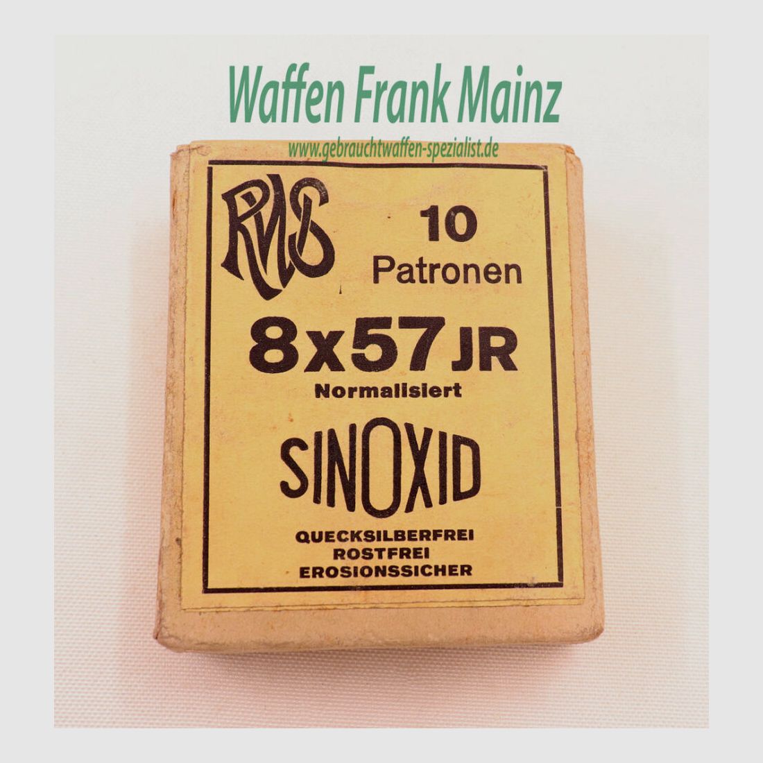 RWS (WZd.Fa.Rottweil) Büchsenpatronen 8x57 JR