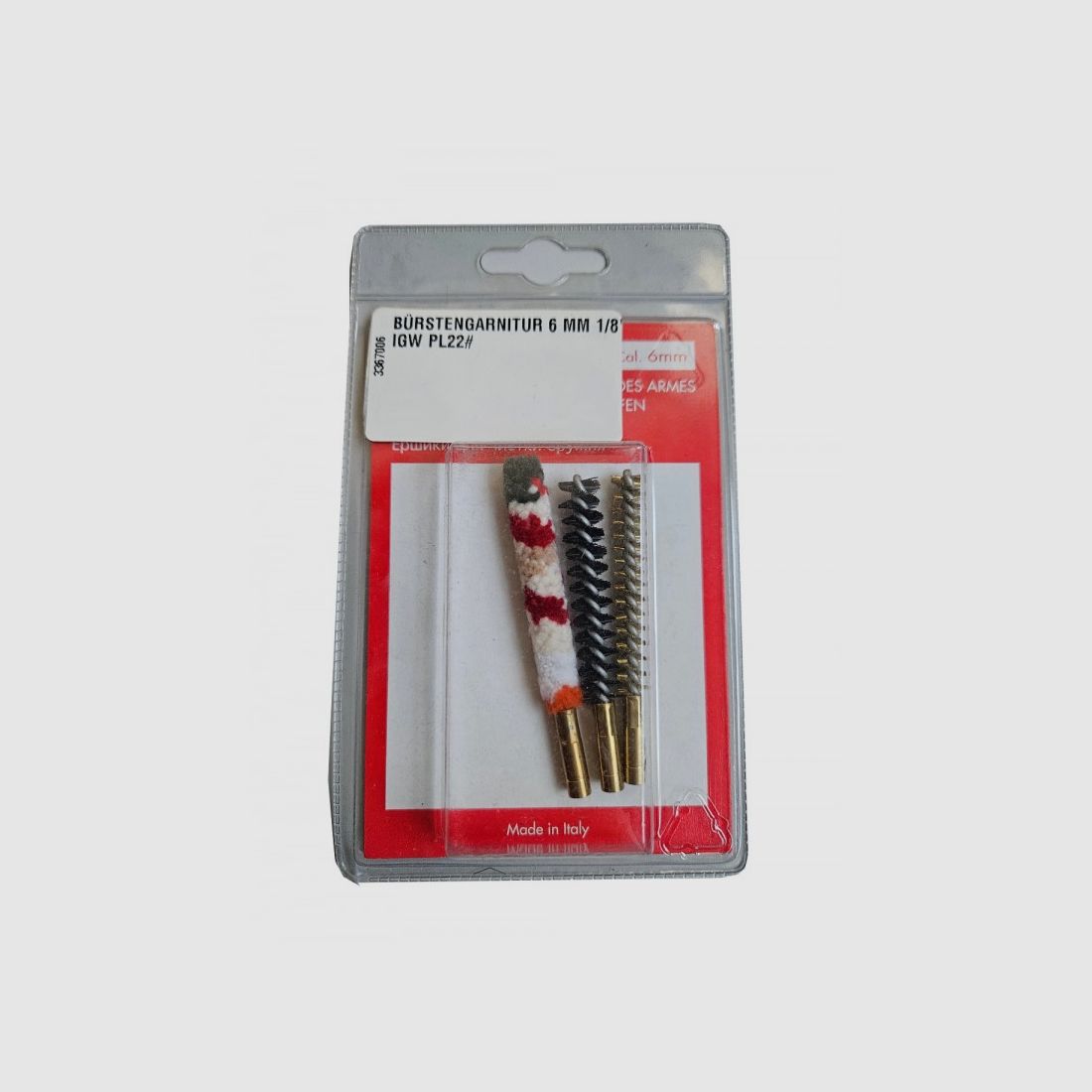 SET DI SPAZZOLE 6 MM 1/8" IGW