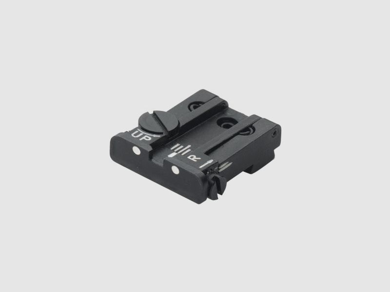 LPA TPU32GL30 verstellbare Mikrometer-Kimme für Glock-Pistolen – 2-Punkt
