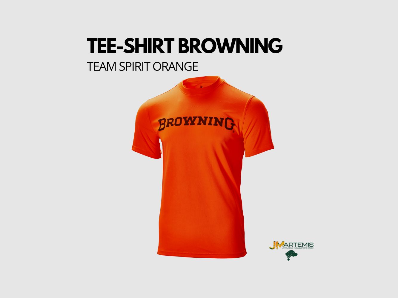 T-SHIRT BROWNING TEAM SPIRIT ORANGE BLAZE, Bild 1 von 2