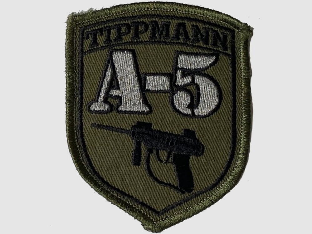 Paintball / Airsoft klittenband patch geborduurd (Tippmann A-5)