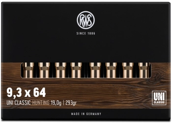 RWS-munitie 9,3x64 UNI Classic 19,0 g, afbeelding 2 van 2
