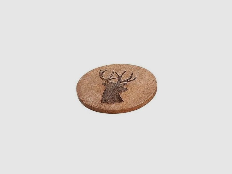 Gilde Holz Untersetzer Hirsch