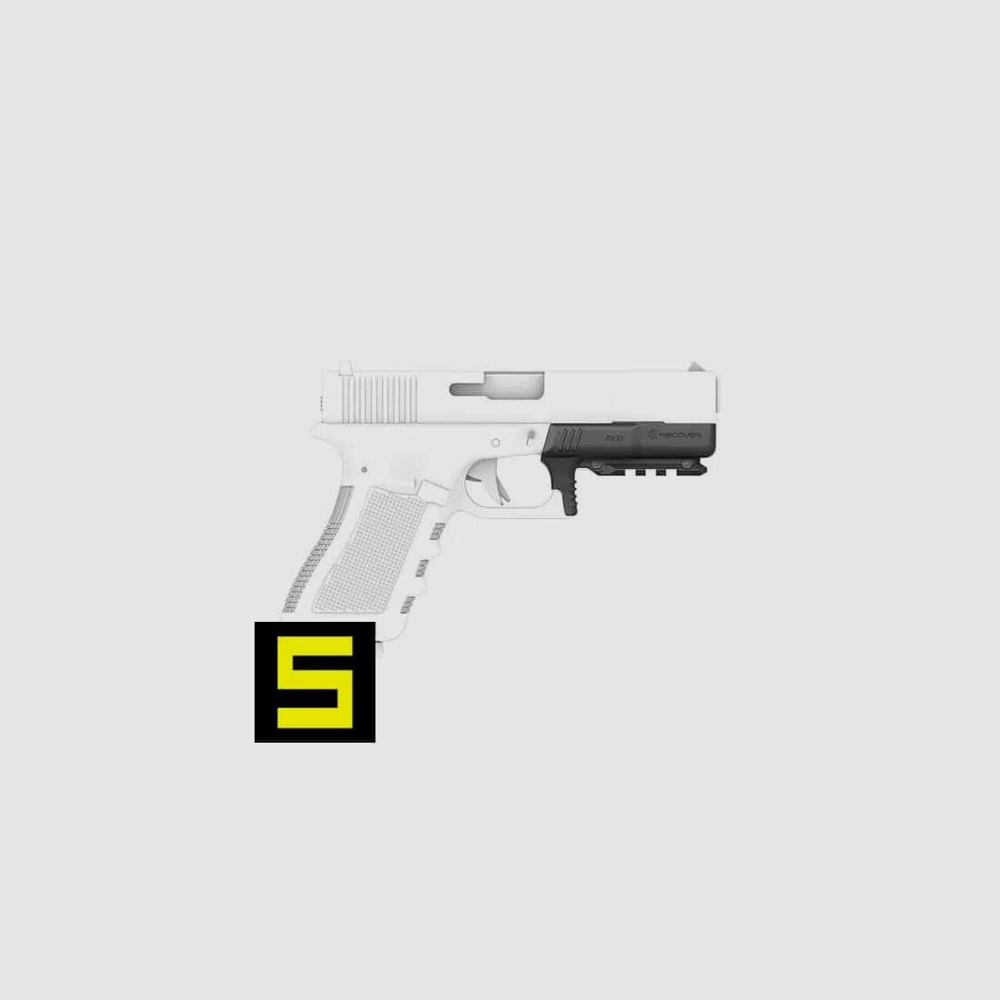 Recover Rail Adapter Glock 21, image 1 of 3