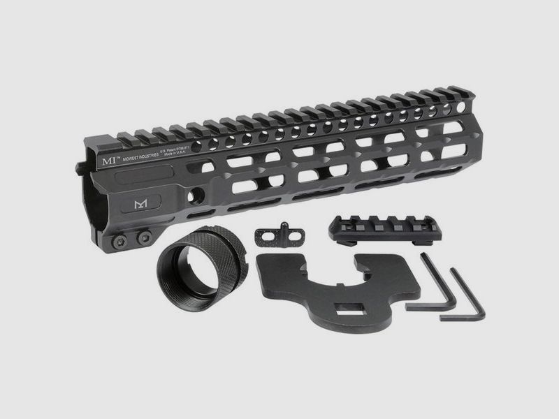 MIDWEST INDUSTRIES COMBAT HANDGUARD M-LOK ALUMINIUM 9,25″ SCHWARZ