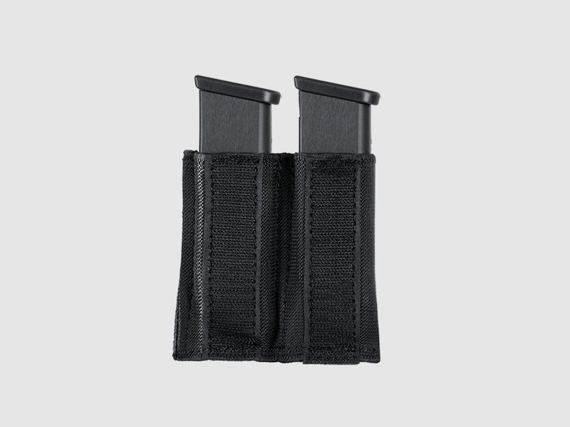 Plate Carrier Dubbele Pistool Magazine Inzet - Zwart [8FIELDS]