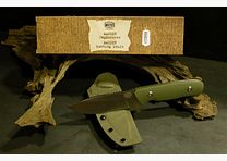 Mauser JAGDMESSER 14C28N-Stahl mit Cydex Scheide Griff G10-Polymer Olive Green +Geschenkbox