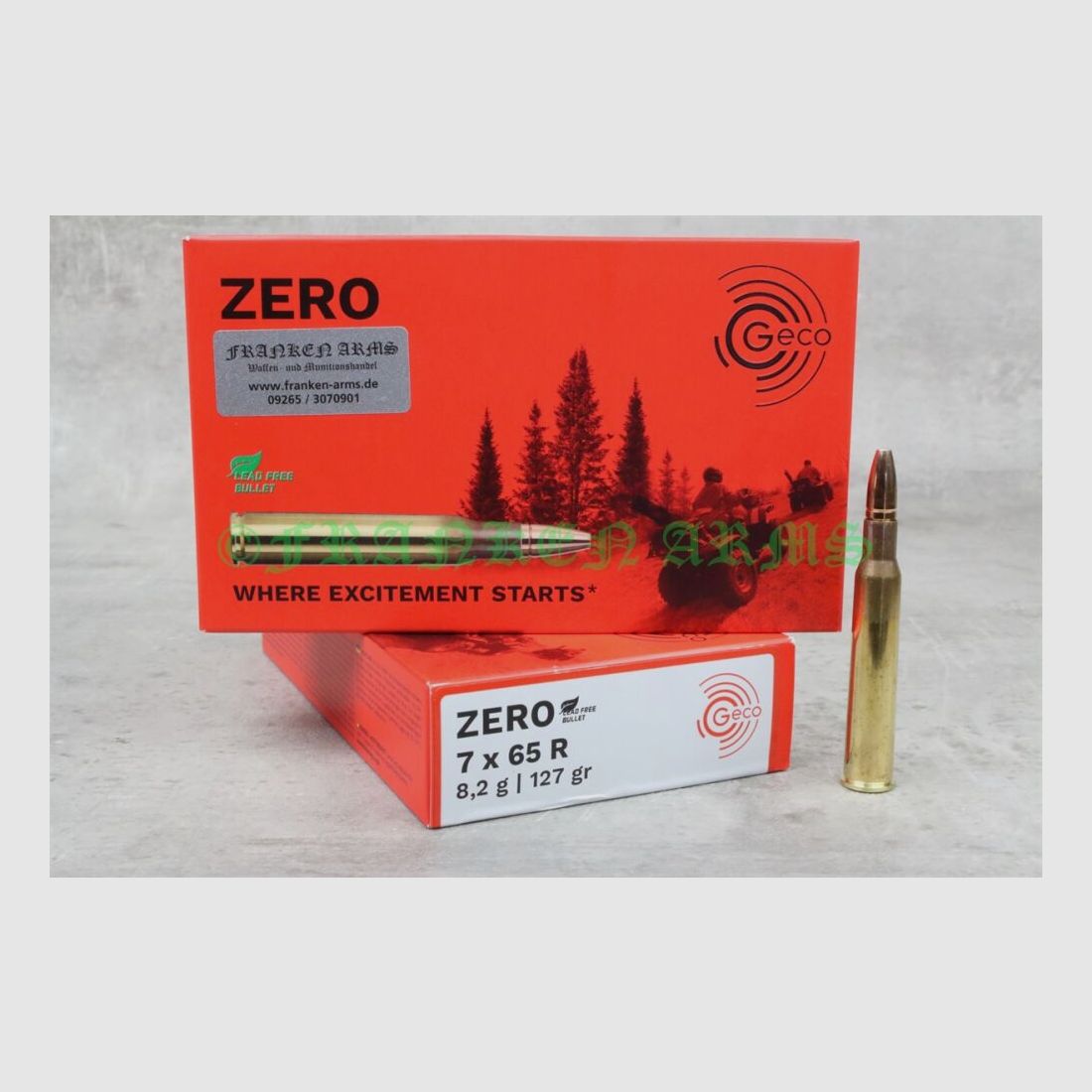 Geco Zero 7x65R 127gr. 8,2g 20 Stück Staffelpreis