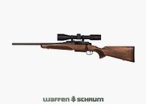 Mauser M25 Pure complete aanbod links / Mauser 25 Pure set inclusief richtkijker met afneembare montage, optionele demper