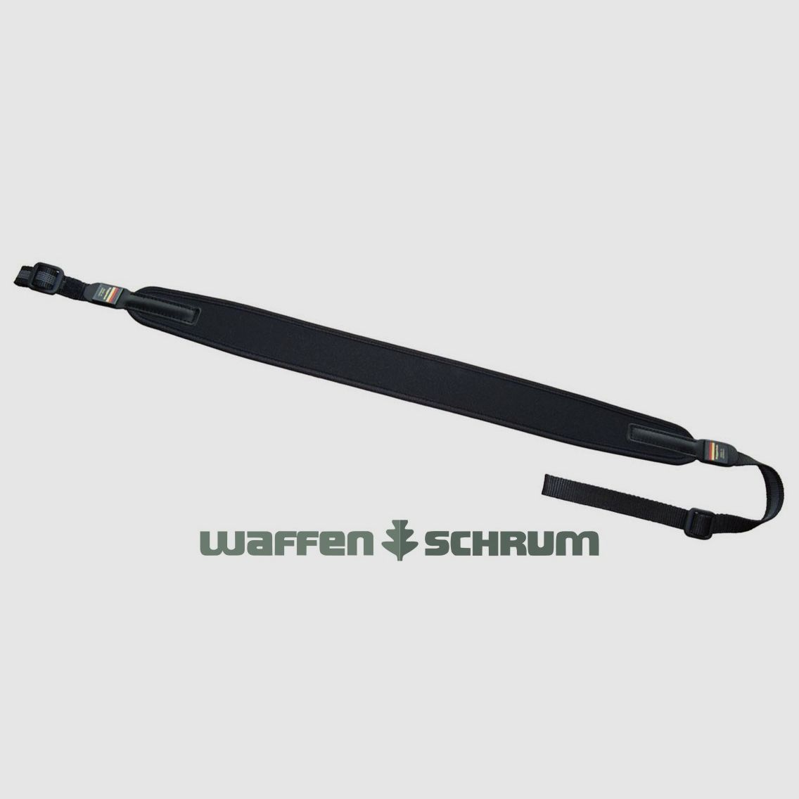 Niggeloh Gewehrriemen Universal Neopren - Schwarz mit Schnellverschluss