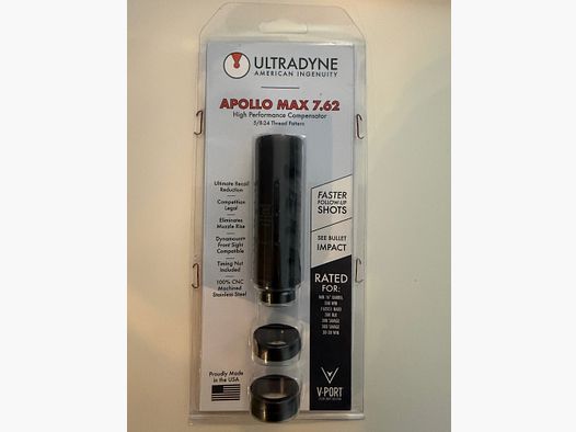 Apollo Max 7.62 High Performance Compensator - muzzle brake