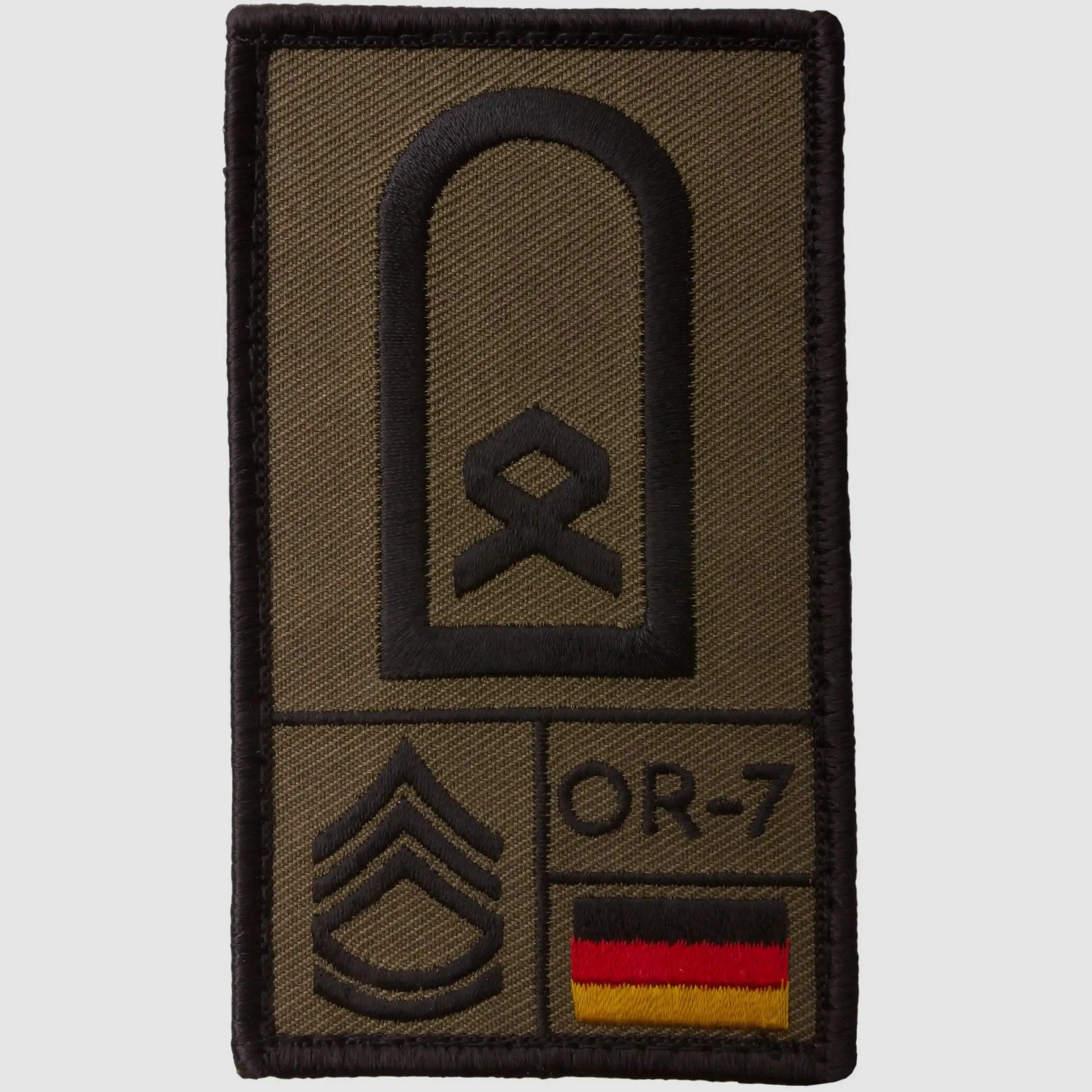 Café Viereck Café Viereck Rank Patch Hauptfeldwebel - Olive / OR-8