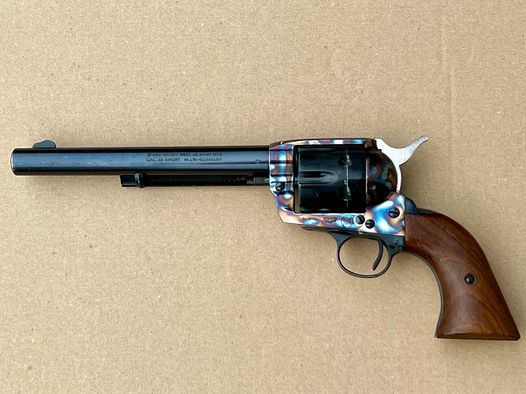 Revolver HS Schmidt Texas Scout Mod. 45 Army 1873 Kal. .45 Short PTB 334/2 *selten*