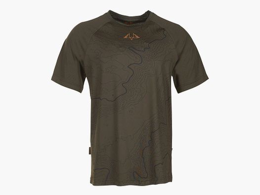 Swedteam Alpha SS RE-ECO T-Shirt Homme Imprimé Vert M