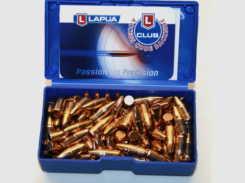 100 Stück LAPUA OTCE Cutting Edge MATCH (<25mm!) Geschosse .308 7.85mm | 100grs 6,5g #G477 4PL7224