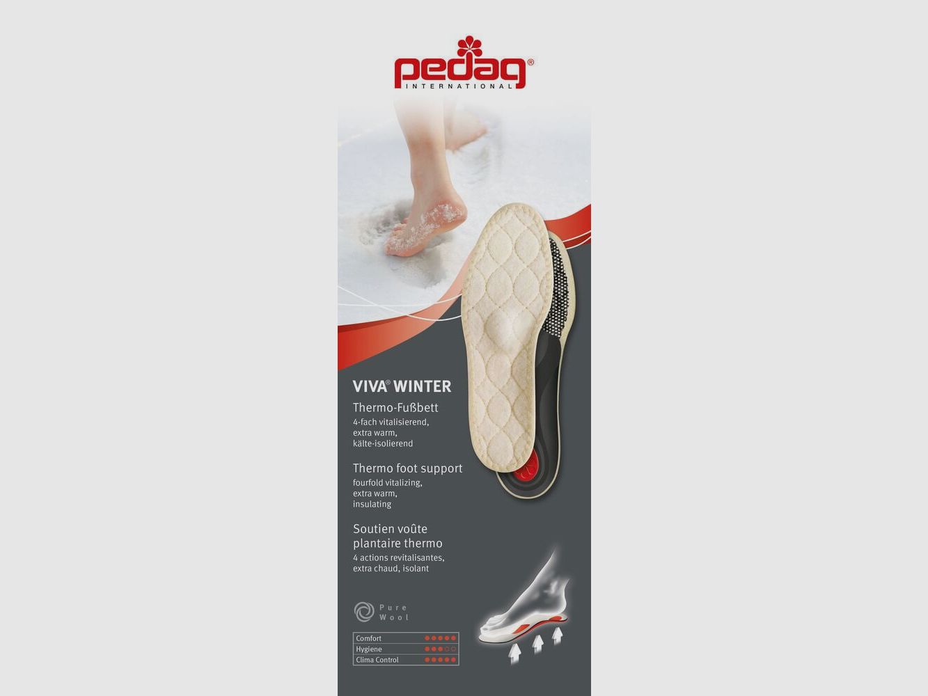 Pedag® Viva Winter Insoles
