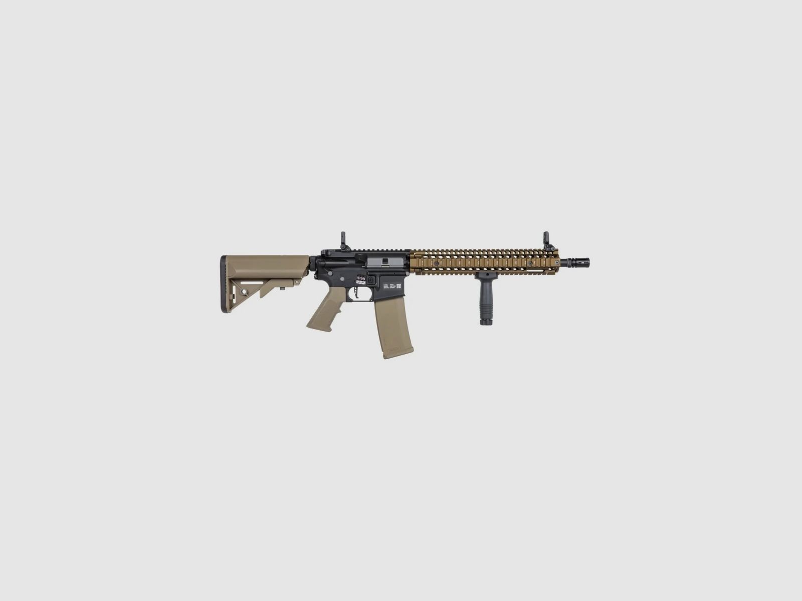 SA Daniel Defense® MK18 Block II (SA-P26 PRIME™ Aster II ETU BLDC™) Rifle Airsoft Libre a partir de 18 – Chaos Bronze -F-