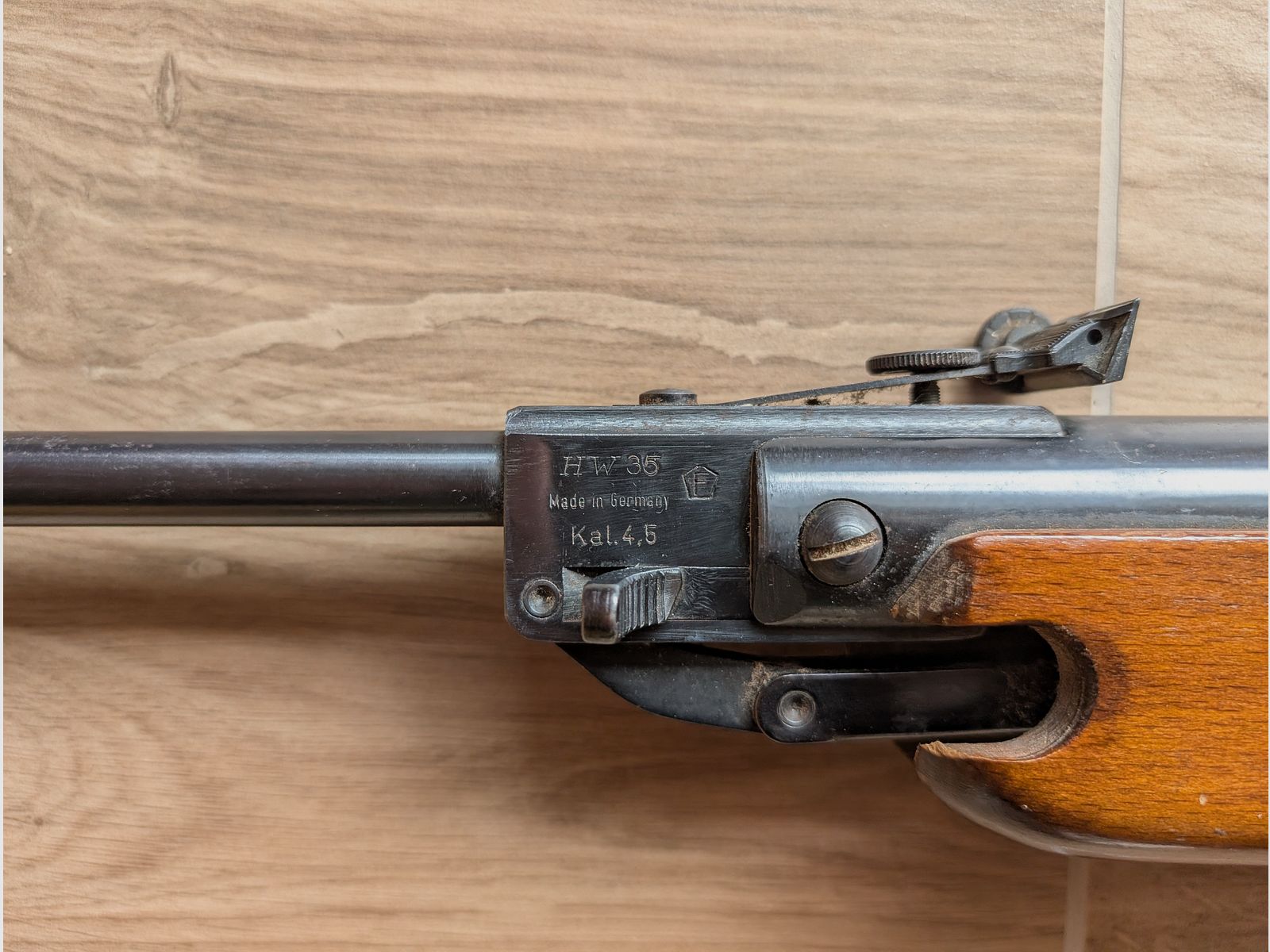 Luftgewehr - Weihrauch HW 35, Kaliber 4.5 - Erbstück, guter Zustand 