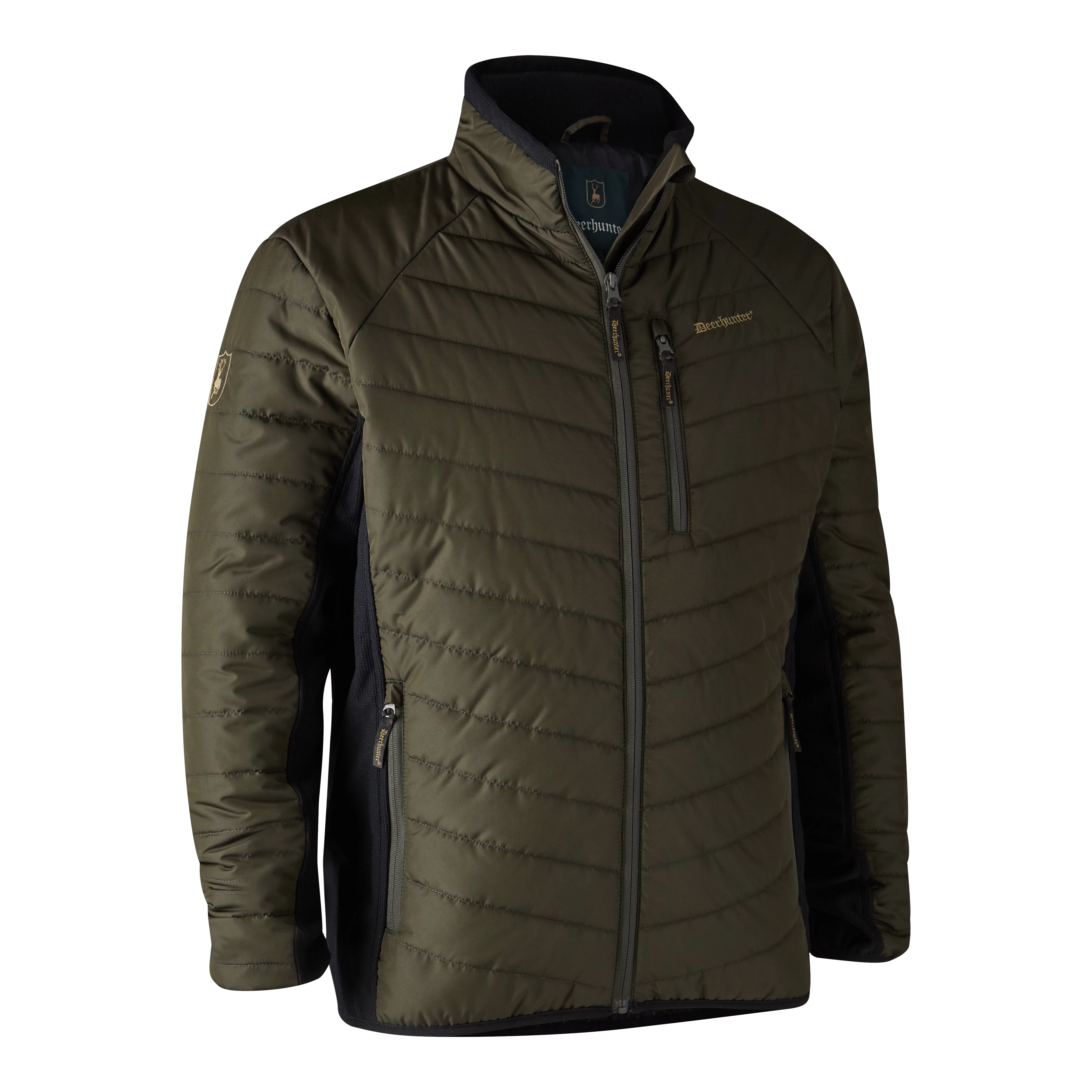 Moor gewatteerde jas met softshell - Adventure Green, afbeelding 4 van 5