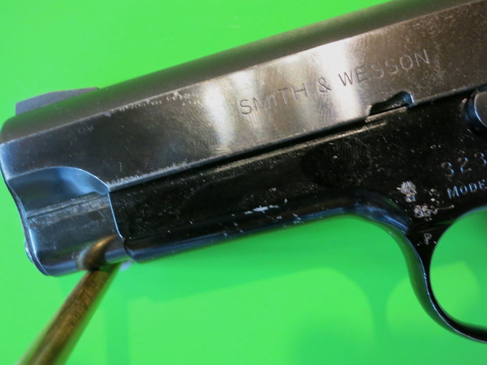 Smith & Wesson Model 39, 9 mm Para -CTG-, 1911er, Sportpistole       #56-